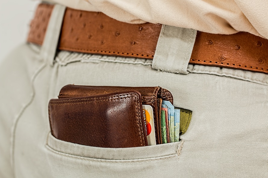 wallet cash credit card pocket large 1