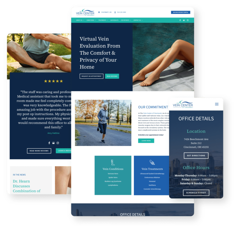 MyAdvice Portfolio Thumbnail Vein Center Cincinnati