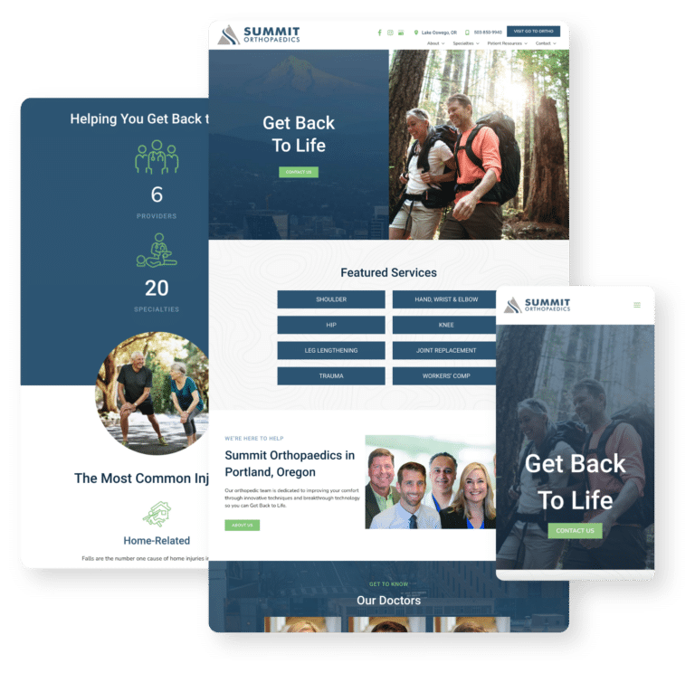 MyAdvice Portfolio Thumbnail Summit Orthopedics